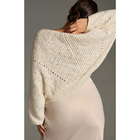 Anthropologie Crew Neck Batwing Sweater - New Medium - Picture 2 of 4